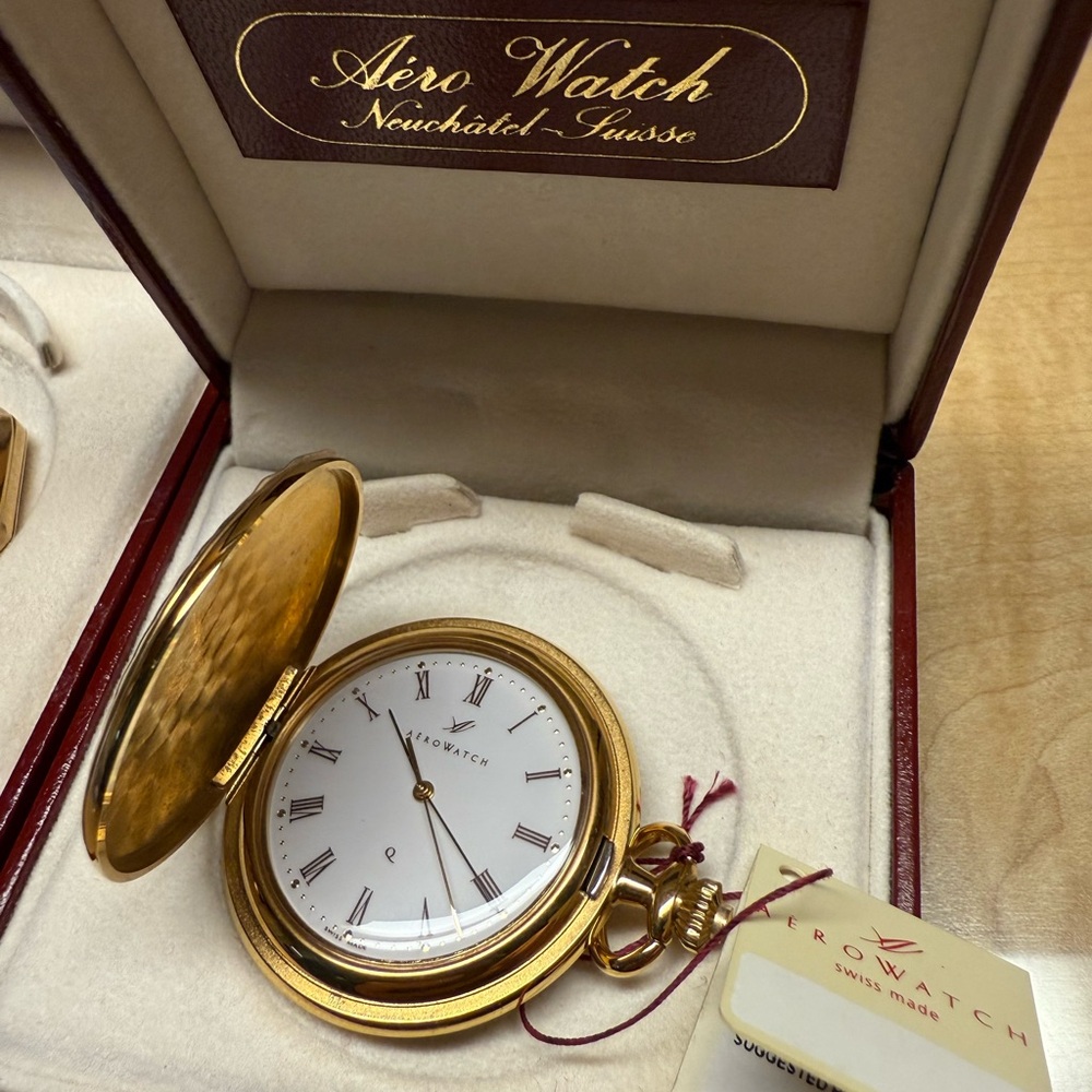 Aero watch vintage pocket watch